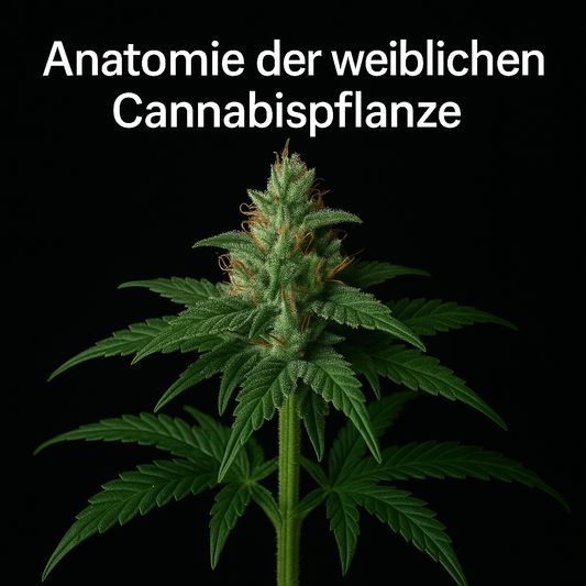 Anatomie der weiblichen Cannabispflanze